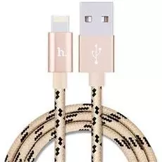Кабель Hoco X2 6957531032144 USB 2.0, AM/Lightning M, золотой, 1м