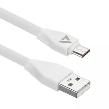 Кабель интерфейсный ACD ACD-U920-M1W Life MicroUSB; USB-A TPE, 1м, белый