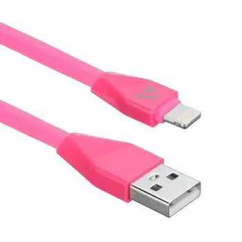 Кабель интерфейсный ACD ACD-U920-P5M Life Lightning; USB-A TPE, 1м, маджента
