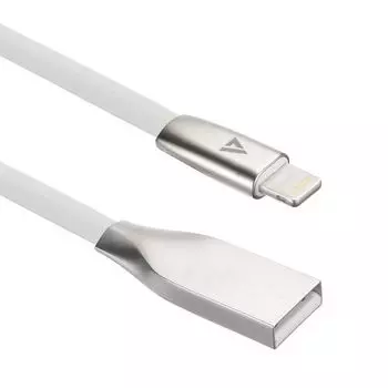Кабель интерфейсный ACD ACD-U922-P5W Infinity Lightning; USB-A TPE, 1.2м, белый