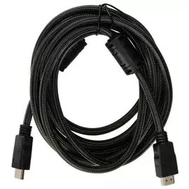 Кабель интерфейсный Buro HDMI-V1.4-3MC HDMI (m) - HDMI (m), ver 1.4, 3м, GOLD, ф/фильтр, черный