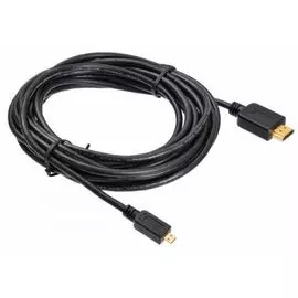 Кабель интерфейсный Buro MICROHDMI-5M HDMI (m) - Micro HDMI (m) , ver 1.4, 5м, черный (817229)