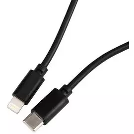 Кабель интерфейсный Buro PD18W USB Type-C (m)-Lightning (m) 1м черный 1503797