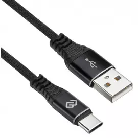 Кабель интерфейсный Digma 1080449 USB (m)-USB Type-C (m) 3м черный