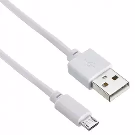 Кабель интерфейсный Digma 1084551 USB (m)-micro USB (m) 0.15м белый