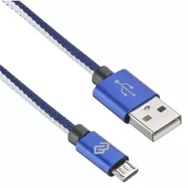 Кабель интерфейсный Digma 1084581 USB (m)-micro USB (m) 2м синий