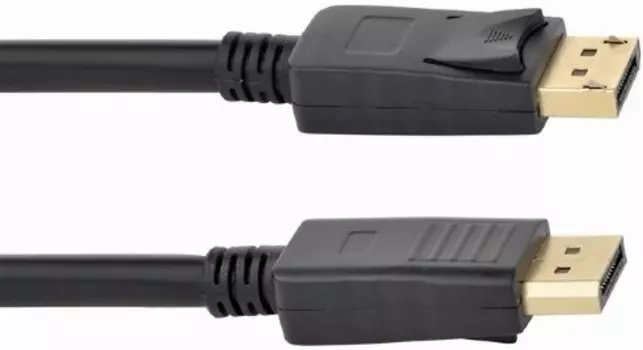 Кабель интерфейсный DisplayPort BION BXP-CC-DP2-6 v1.2, 20M/20M, экран, 17.28Гбит/с, 1.8м, черный