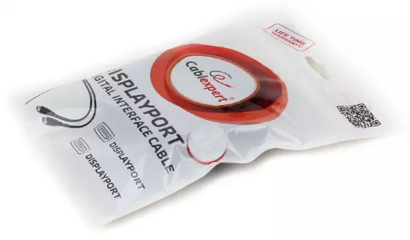 Кабель интерфейсный DisplayPort Cablexpert CC-DP2-10 3м, v1.2, 20M/20M, черный, экран, пакет