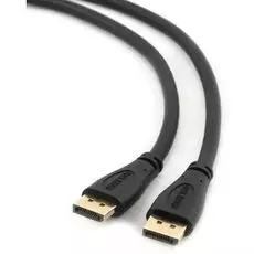Кабель интерфейсный DisplayPort Cablexpert CC-DP2-6 1.8м, v1.2, 20M/20M, черный, экран, пакет