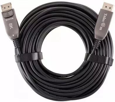 Кабель интерфейсный DisplayPort Telecom TCG2130-20M активный оптический 1.4 8K/60Hz 20м