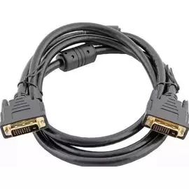 Кабель интерфейсный DVI-DVI Buro 817237 1.8м феррит.кольца