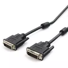 Кабель интерфейсный DVI-DVI Cablexpert CC-DVI2L-BK-10 25M/25M, 3.0м, CCS, черный, экран, феррит.кольца