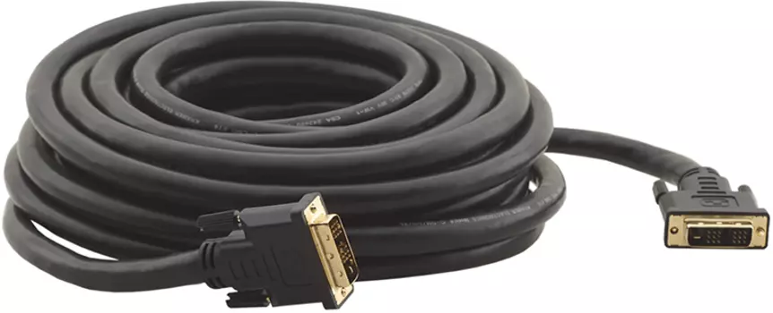 Кабель интерфейсный DVI-DVI Kramer C-DM/DM/XL-25 94-0111025 19M/19M, DVI-D Single link (Вилка - Вилка), 7.6м