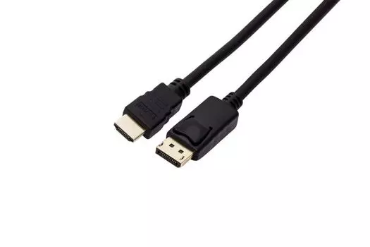 Кабель интерфейсный Filum FL-C-DPM-HM-1.8M 1.8 м., медь, черный, разъемы: Display port male- HDMI A male, пакет