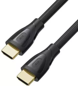 Кабель интерфейсный Greenconnect GCR-55776 Premium 10.0m, HDMI 2.0, ECO Soft капрон, черный, HDR 4:4