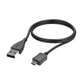 Кабель интерфейсный HAMA 00173891 USB A(m)/micro USB B (m), 1м, черный