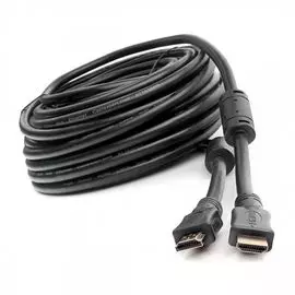 Кабель интерфейсный HDMI Cablexpert CCF2-HDMI4-20M 20м, v1.4, 19M/19M, черный, позол.разъемы, экран, 2 ферр кольца