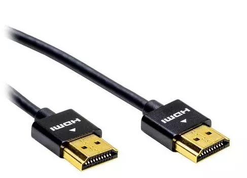 Кабель интерфейсный HDMI Filum FL-CProSL-HM-HM-2M 2 м., slim, ver.2.0b, медь, черный, разъемы: HDMI A male-HDMI A male, пакет.