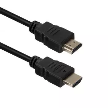 Кабель интерфейсный HDMI-HDMI ACD ACD-DHHM1-50B Golden Plated,19m/19m, черный, 5м (742200)