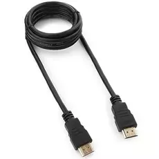 Кабель интерфейсный HDMI-HDMI Garnizon M/M 1м, v2.0, позолоч. разъемы, черный, пакет