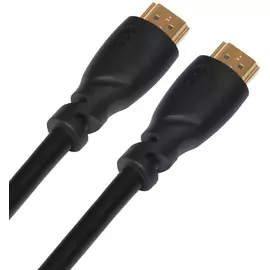 Кабель интерфейсный HDMI-HDMI GCR 19M/19M GCR-HM310-0.5m 0.5м, v1.4, Ethernet High speed, AWG 30, 4K, 3D, OD7.3m, экран, черный, позолоченные контакты