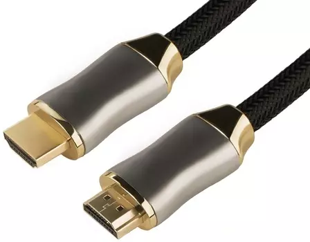 Кабель интерфейсный HDMI-HDMI GCR GCR-51280 1.0m HDMI 2.0, HDR 4:2:2, Ultra HD, 4K 60 fps 60Hz/5K*30Hz, 3D, AUDIO, 18.0 Гбит/с, 28/28 AWG, OD7.3mm, тр