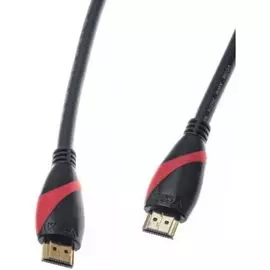 Кабель интерфейсный HDMI-HDMI VCOM CG525-R-0.5 19M/M ver. 2.0 black red, 0.5м