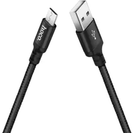 Кабель интерфейсный Hoco X14 Times USB/MicroUSB, черный