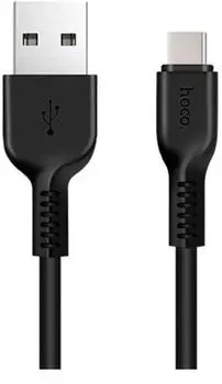 Кабель интерфейсный Hoco X20 USB (m)-USB Type-C (m) 2м черный коробка (2001923)