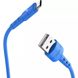 Кабель интерфейсный Hoco X30 Star УТ000023205 USB/MicroUSB, синий