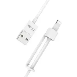 Кабель интерфейсный Hoco X31 УТ000023678 USB/Lightning, с подставкой, белый
