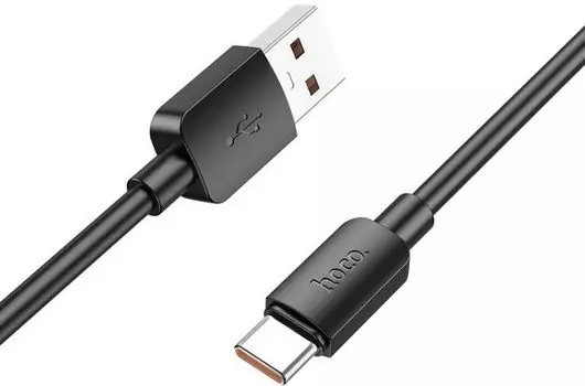 Кабель интерфейсный Hoco X96 HYPER 100W TYPE-C USB (m)-USB Type-C (m) 1м черный коробка (2002327)