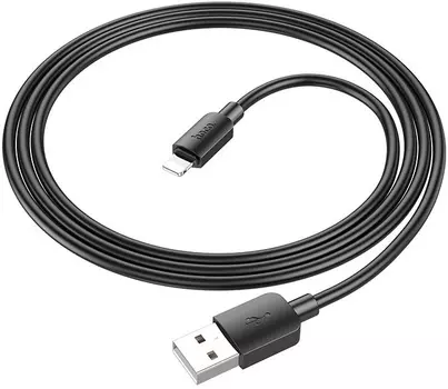 Кабель интерфейсный Hoco X96 HYPER IP USB (m)-Lightning (m) 1м черный коробка (2002315)