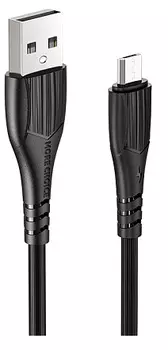 Кабель интерфейсный More Choice K22m USB 2.4A для micro USB TPE 1м Black