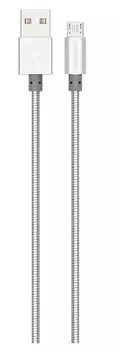 Кабель интерфейсный More Choice K31m USB 2.1A для micro USB 1м Silver