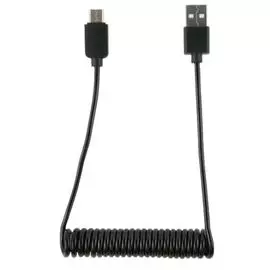 Кабель интерфейсный Red Line Spiral УТ000015710 USB-Type-C, черный