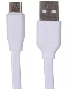 Кабель интерфейсный Red Line УТ000023599 плоский, USB/USB Type-C, 2A, белый