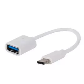 Кабель интерфейсный Rexant 18-1180 OTG Type C на USB шнур 0.15 м белый