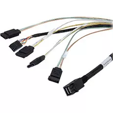 Кабель интерфейсный SAS LSI LSI00411 CBL-SFF8643-SATASB-10M INT SFF8643-to-4*SATA+SB (MiniSAS HD -to- 4*SATA+SideBand internal cable) 100cm