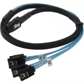 Кабель интерфейсный SAS No name SFF8087 - 4*SATA 70cm SATA3 (аналог LSI00259)
