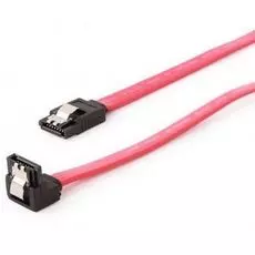 Кабель интерфейсный SATA Cablexpert CC-SATAM-DATA90-0.8M 80см, угловой разъем, 7pin/7pin, защелка