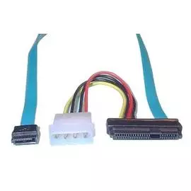 Кабель интерфейсный SATA GCR GC-ST303 комплект 1,5 Gbps 7pin / SAS 22 pin / Molex 4pin, 00443