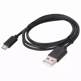 Кабель интерфейсный SONNEN 513115 USB 2.0-micro USB, 1 м, , медь, для передачи данных и зарядки, черный