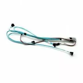 Кабель интерфейсный Supermicro CBL-0278L IPASS(SFF8087) to 4 SATA RA 64/54/44/34cm W/64cm SB, PBF, Угловой