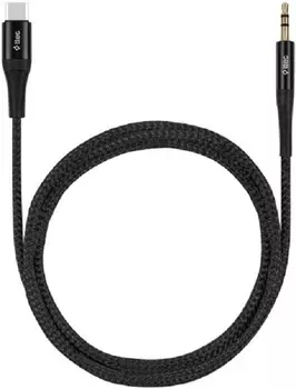 Кабель интерфейсный TTEC 2AK03S Aux - USB-C. Длина: 100 см. Цвет: черный