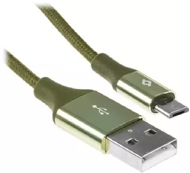 Кабель интерфейсный TTEC 2DK11HY AlumiCable Micro USB Charge/Data. Длина: 120см. Цвет: хаки зеленый