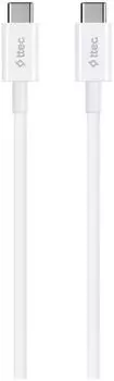 Кабель интерфейсный TTEC 2DK36B Type-C to Type-C. Длина: 120 см. Цвет: белый