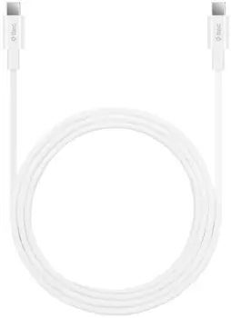 Кабель интерфейсный TTEC 2DK49B USB-C - USB-C 100W PD Fast Charge. Длина: 150 см. Цвет: белый