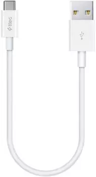 Кабель интерфейсный TTEC 2DK7519B USB-C-USB-A Charge/Data Mini. Длина: 30см. Цвет: белый