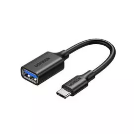 Кабель интерфейсный UGREEN 30701_ USB-C male to USB 3.0 A female черный